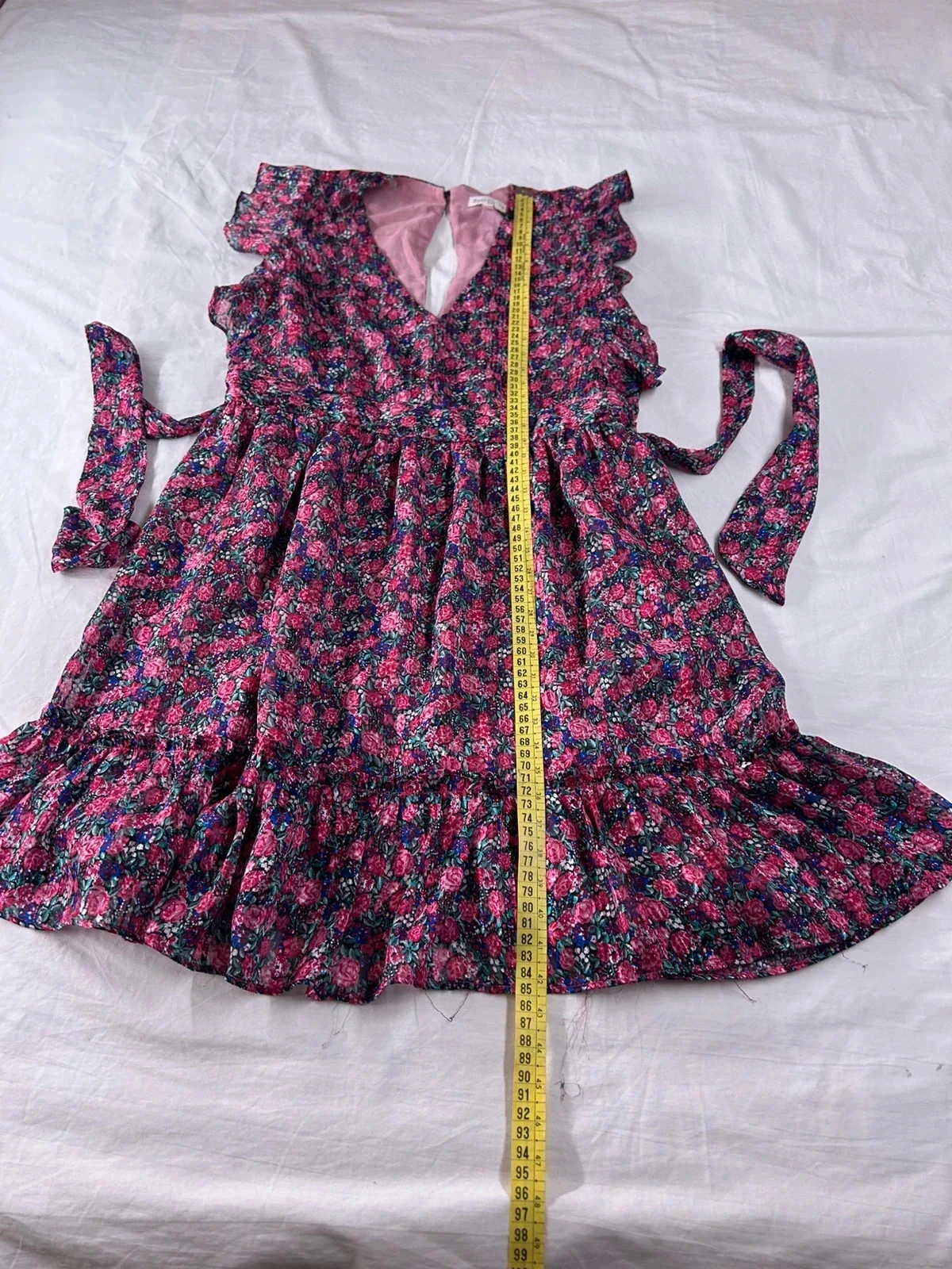 Vintage Peace n' Love Purple Pattern Summer Dress – photo 7